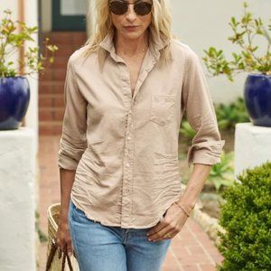 Frank & Eileen Eileen Button-Up Shirt Famous Denim Size: M Sand